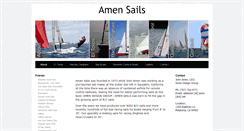 Desktop Screenshot of amensails.com